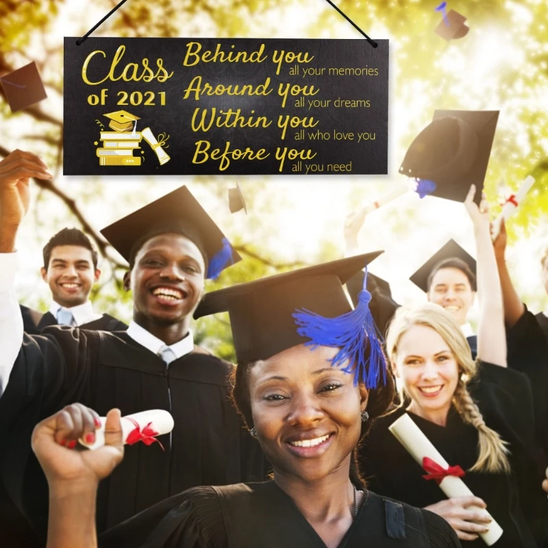 Деревянный класс 2021 знак подвесная дверь настенный налет для поздравления