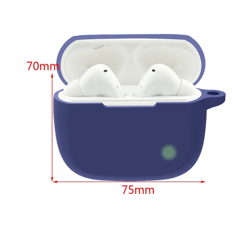 

Silicone Protective Cover Shell Anti-fall Earphone Case for-PurPods Pro Wireless Bluetooth Earphones Accessories
