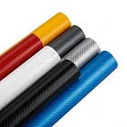 Виниловая пленка для автомобиля, 3 м, утолщенные 4D автомобильные наклейки из углеродного волокна, водонепроницаемая, без пузырьков, для самостоятельного стайлинга, 100 х1520 мм