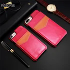 чехол на айфон XR 11 Kisscase PU Case кожаный чехол для iPhone 7 6 6s X 8 Plus Вертикальный флип чехол для телефона iPhone x 8 7 6 6s Plus ретро держателя карты случаях чехол на айфон 7 6 6s 8 чехол на айфон 11 PRO MAX