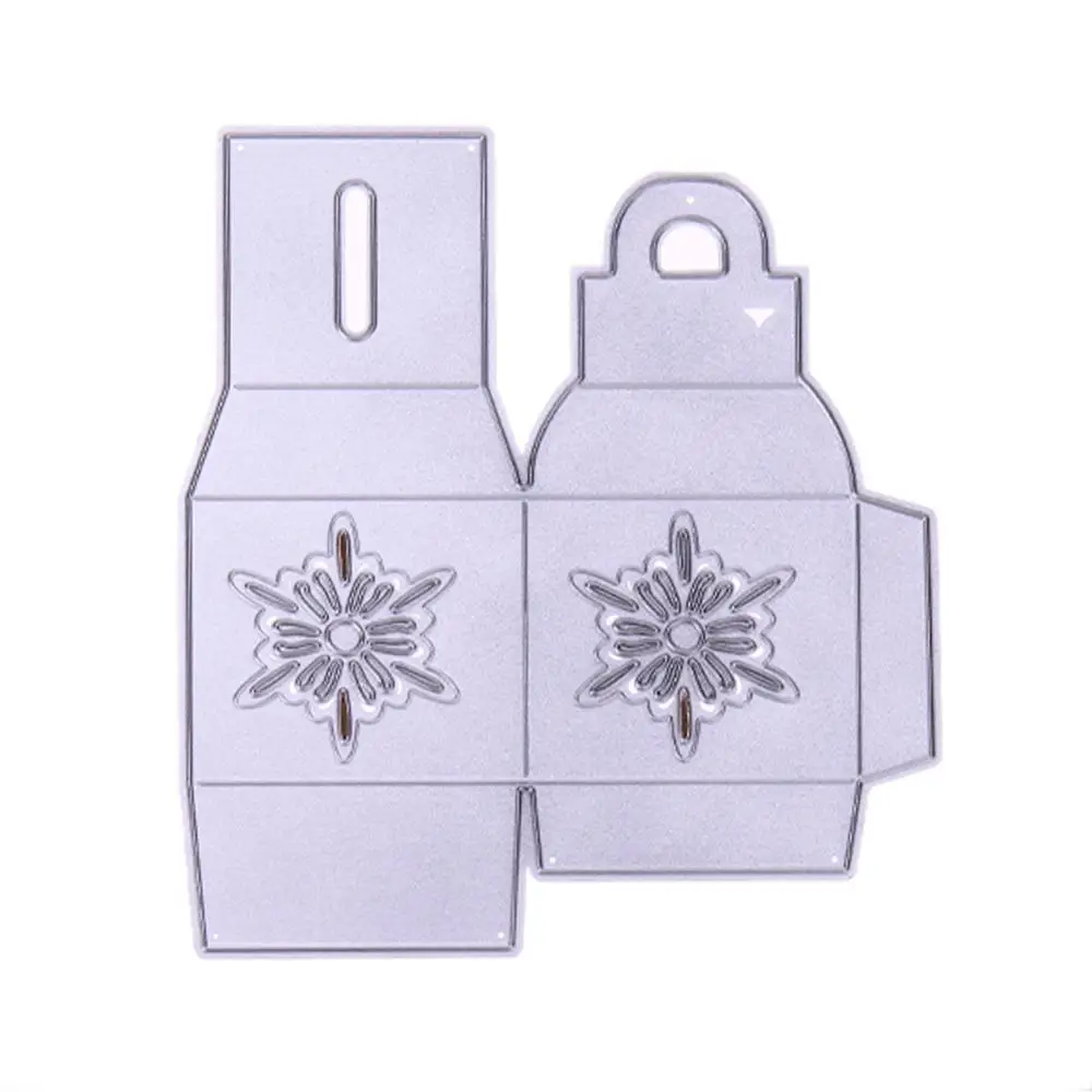 Подарочная коробка с мерцающим цветком металлические штампы трафареты для