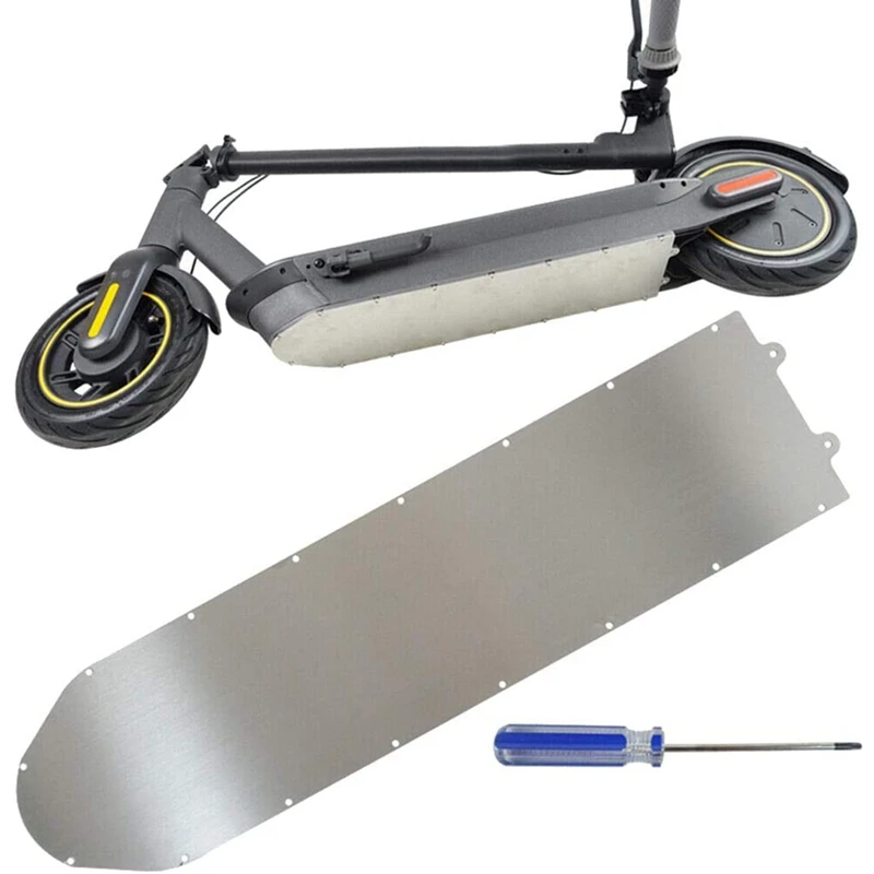 

Electric Scooter Chassis Aluminum Metal Guard Plate Armor Battery Bottom Cover for Max G30