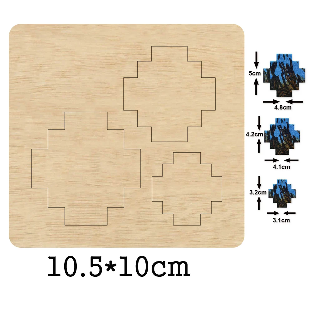 

Irregular Shape Eardrop Heart Earrings Cutting Dies Wooden Dies Suitable for Common Die Cutting Machines on the Market 2020 New