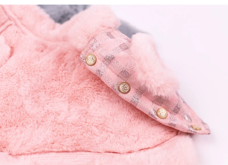 Three color warm winter Dog parka clothing Puppy Clothes Vestidos vest cat Pets dogs coats Jacket Jackets Chihuahua plaid parka