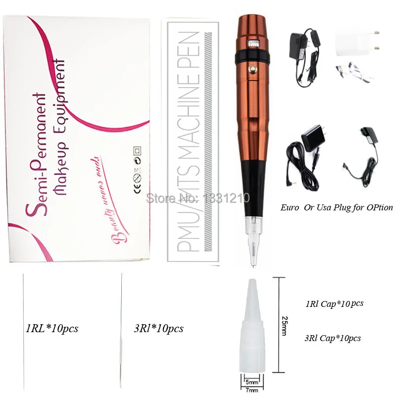 Машинка для подводки глаз бровей и губ универсальные иголки | Красота здоровье