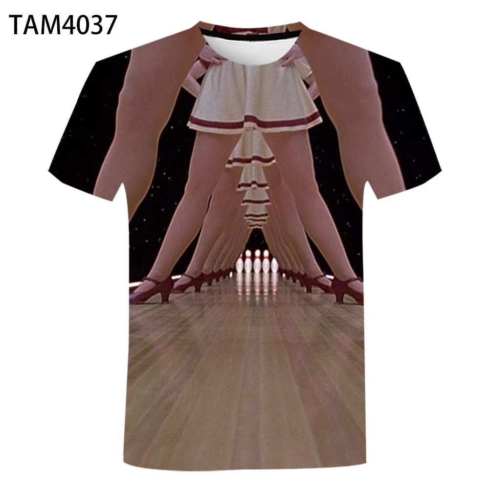 Большая футболка Lebowski с 3D принтом для мальчиков и девочек повседневная