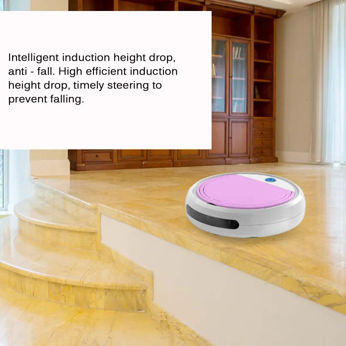

Robot Vacuum Cleaner Smart Vacuum Cleaner Automatic Dust Removal and Sterilization Sweeper USB Charger 4-In-1 For Home