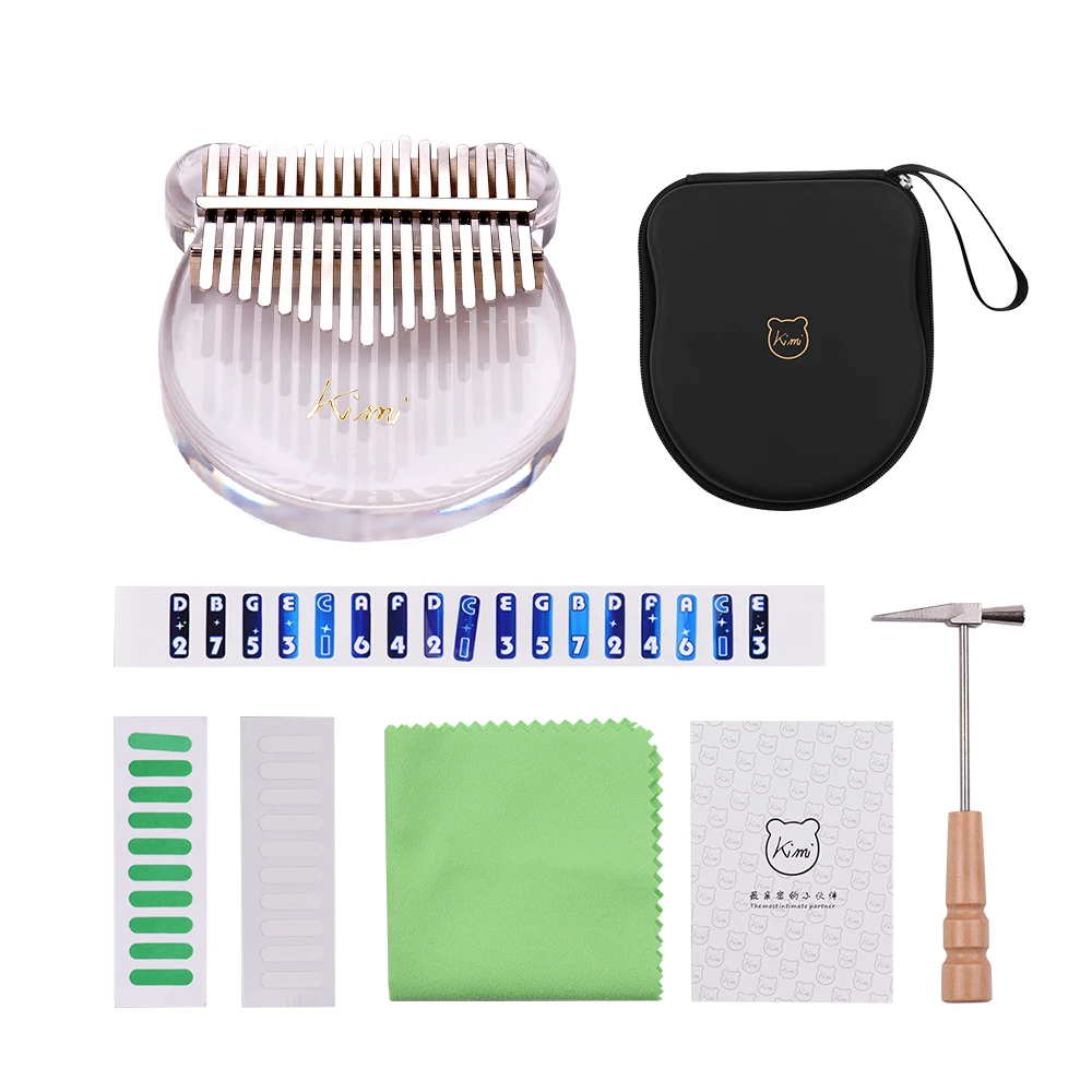 Игрушечное пианино 17 клавиш прозрачный музыкальный клавишный инструмент