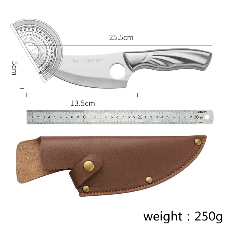 Карманный нож для рыбалки косточек ручной работы из нержавеющей стали кухонный