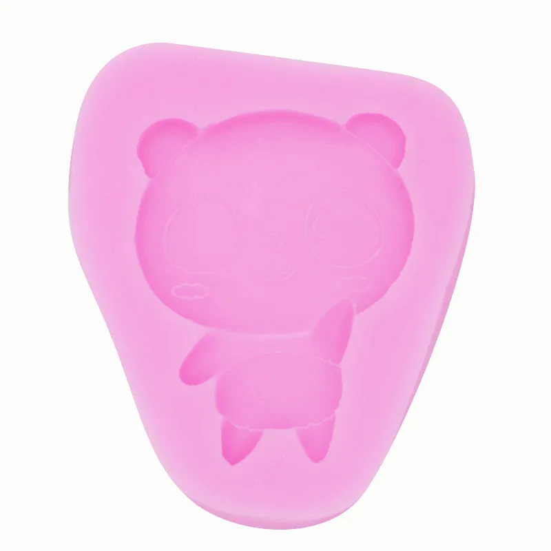 

Cute cartoon bear modeling sugar turning silicone mold cake baking tool 15-414