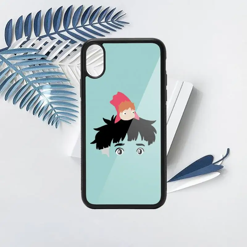 

Ponyo on the Cliff Japan anime Phone Case PC for iPhone 11 12 pro XS MAX 8 7 6 6S Plus X 5S SE 2020 XR