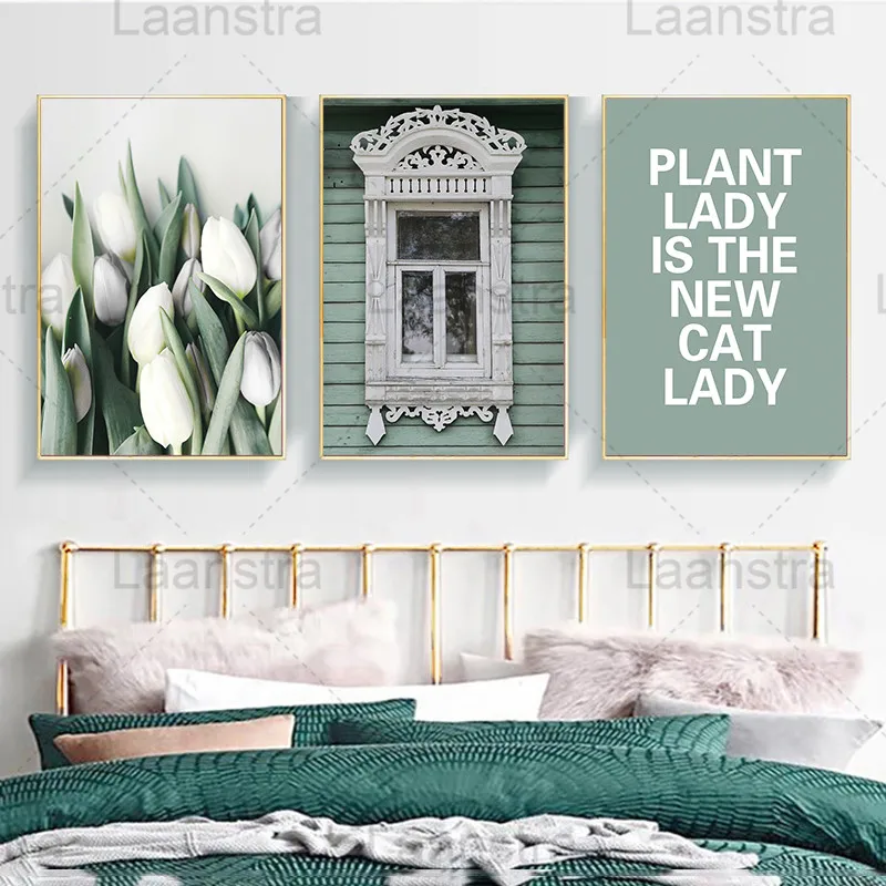

Green Home Decoration Painting Abstract Irregular Color Blocks Living Room Wall Canvas Poster White Bouquet Bedroom Prints Build