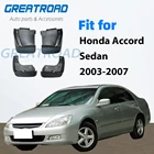 4 шт., черные Брызговики для Honda Accord Sedan 2003 2004 2005 2006 2007
