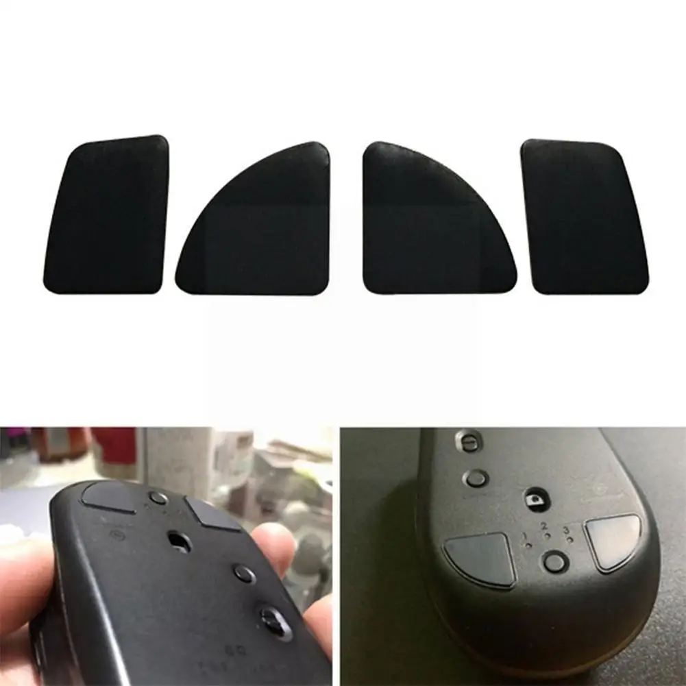 

1Set Mouse Feet Sticker Black Mouse Skates Pads Replacement Mouse Feet for Logitech MX Anywhere 2S Mouse G6Z1