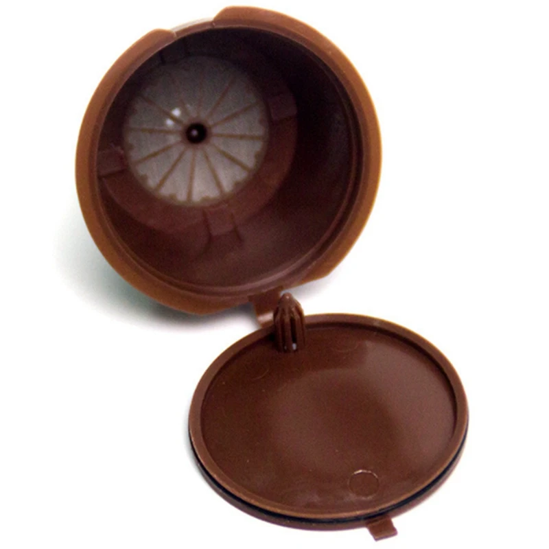 

1 Pcs Plastic Refillable Coffee Capsule Cup & 1 Set Reusable Colorful Coffee Filter