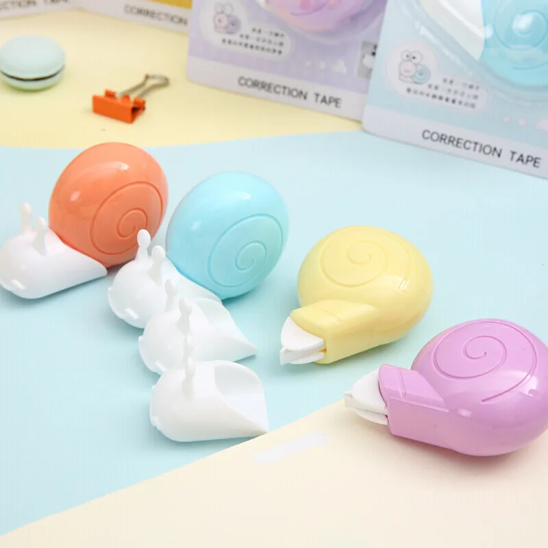 1 x милые животные улитки коррекция лента материал Эсколар каваи Канцтовары