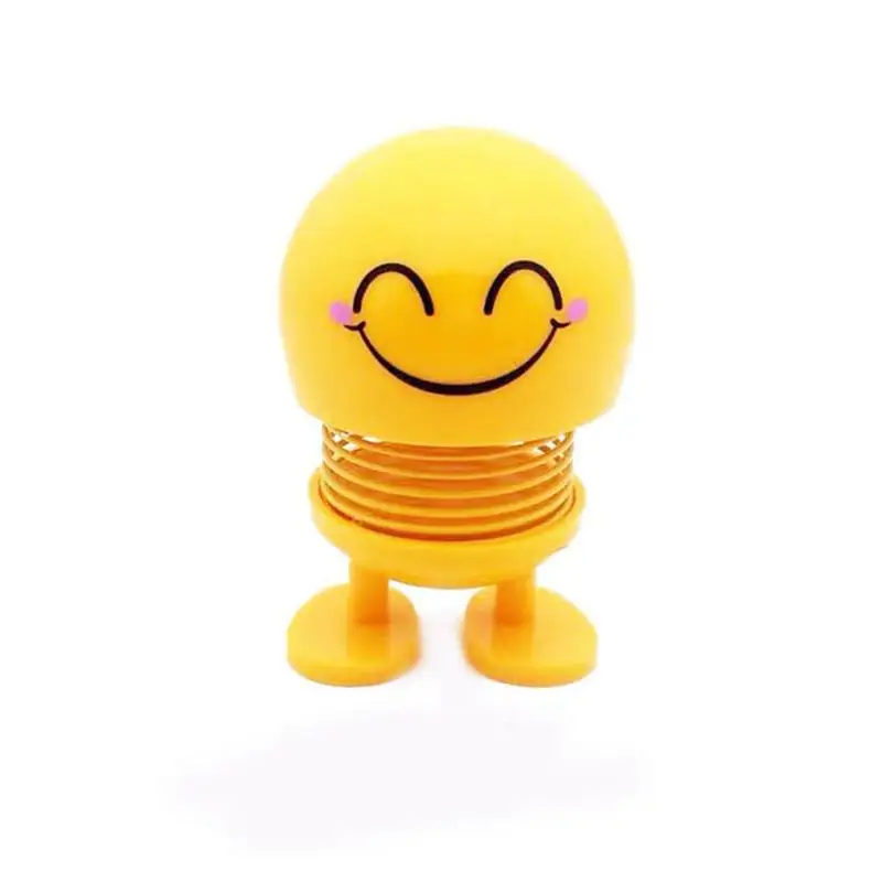 Swing smile Аксессуары для салона автомобиля, выход кондиционера, кукла эмотикон, креативная забавная Весенняя качающаяся голова куклы, подвеска для автомобиля, горячая распродажа - Название цвета: Swing smile
