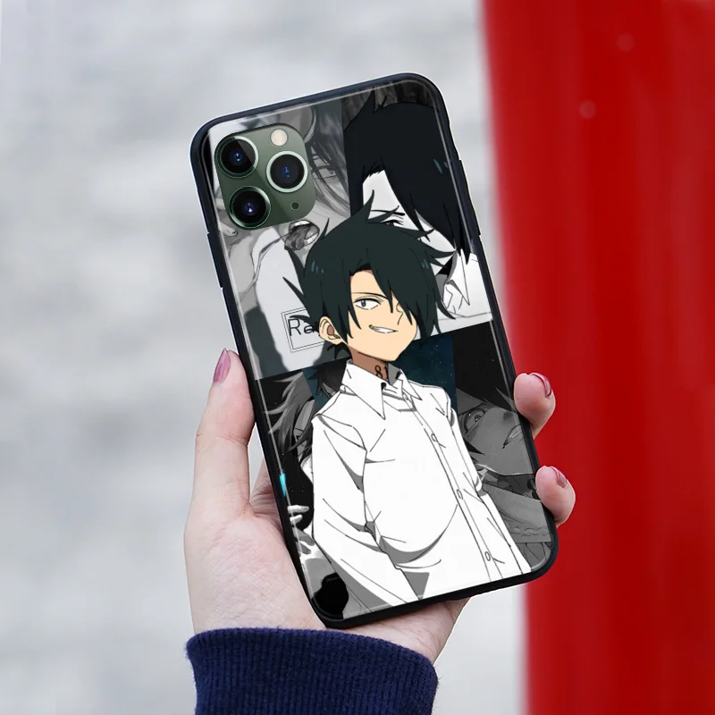 ray the promised neverland anime phone case cover shell for iphone se 6 6s 7 8 6splus 7plus 8plus x xr xs 11 pro max free global shipping