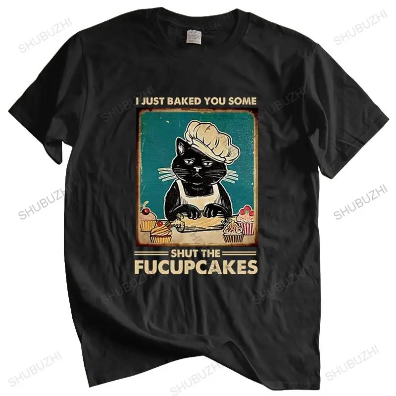 

Летняя мужская футболка, брендовая футболка, футболка с черной кошкой, я только что запечатал вас, немного надписи, Мужская футболка, топы ев...