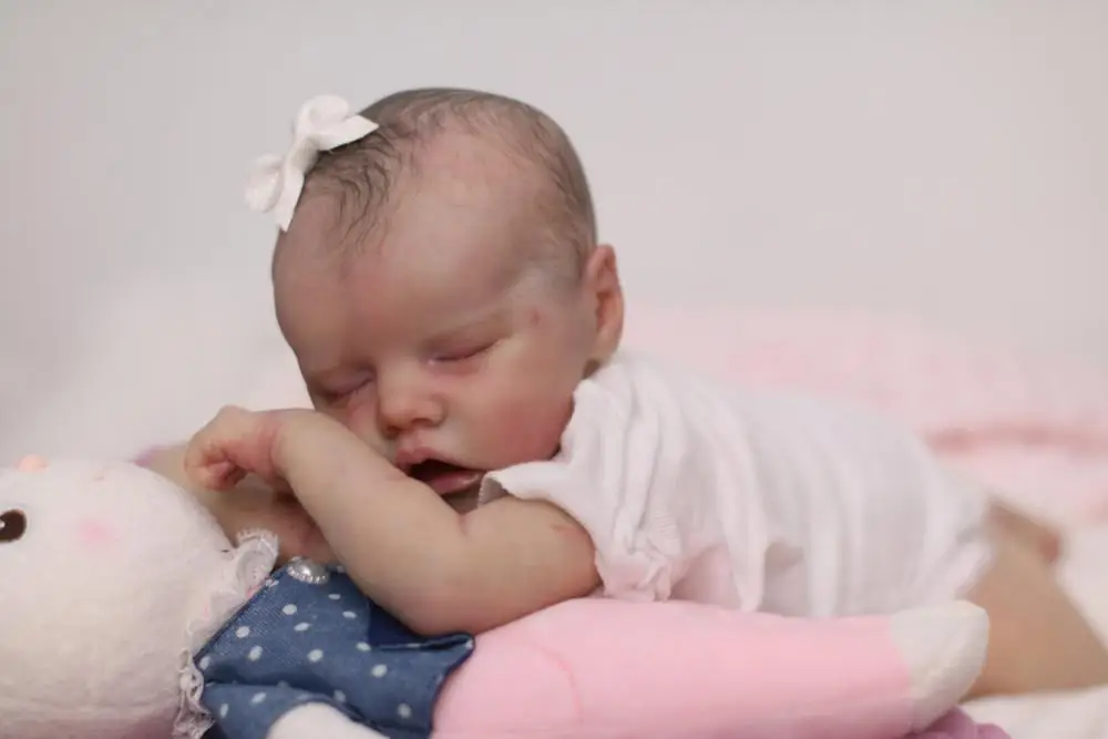 Комплект куклы реборн NPK 18 дюймов Твин очень мягкая Реалистичная настоящая на