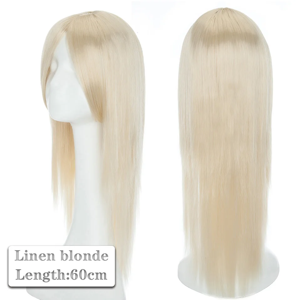linene blonde SNOILITE 80 см Длинные Синтетические волосы Аниме парик для женщин термостойкие волокна шиньон Розовый Красный Фиолетовый Прямые Вечерние парики для косплея - Цвет: linene blonde