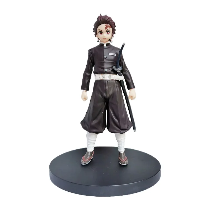 Многоцветный Аниме Фигурка модель демон убийца Kimetsu No Yaiba Q Posket Kamado Tanjirou Kamado Nezuko Agatsuma Zenitsu Фигурки игрушки - Цвет: Многоцветный