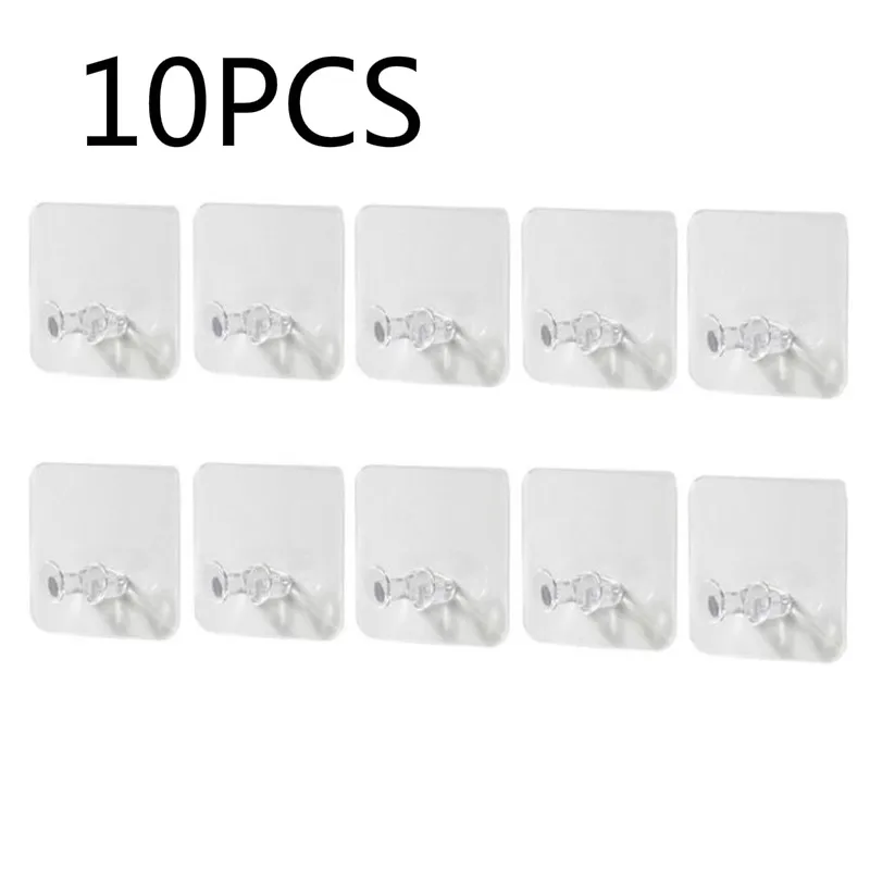 

10PCS Multi-Purpose Hooks Office Home Kitchen Wall Decor Multi-Purpose Hooks Power Plug Socket Hooks Racks Plug Holders Hangers