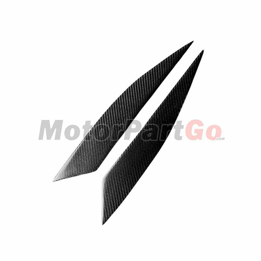 

Real Crabon Fiber Head light Eyelid Eyebrow Cover Trim 1pair for MAZDA RX-8 RX8 04-08 T128