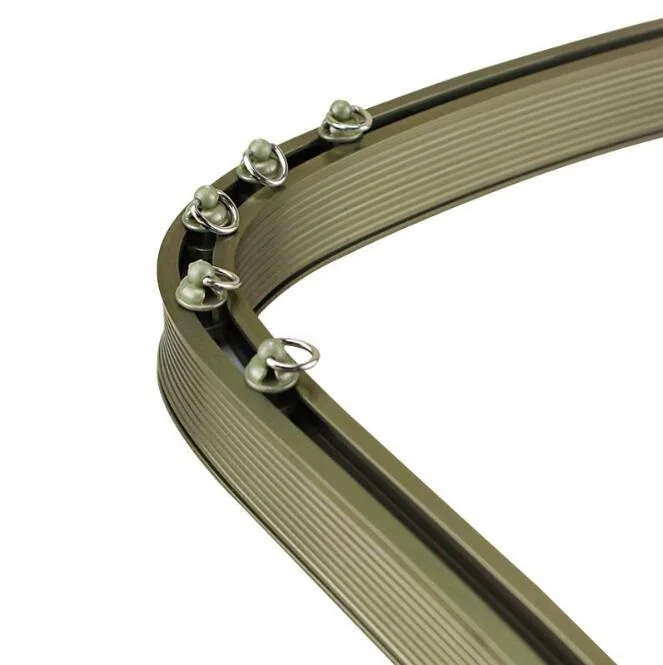 Высокое качество прямой/bay окно гибкий Изогнутый Карниз для занавески