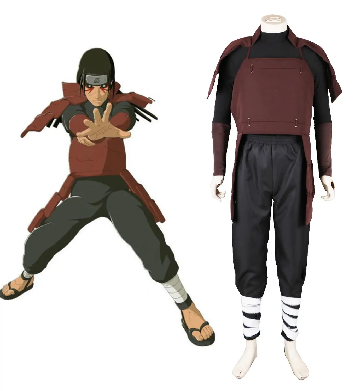 Аниме Наруто Shodai Hokage/Senju Hashirama Косплей костюмы боевой костюм мужской ролевой игры бутафорская одежда изготовление на заказ любого размера