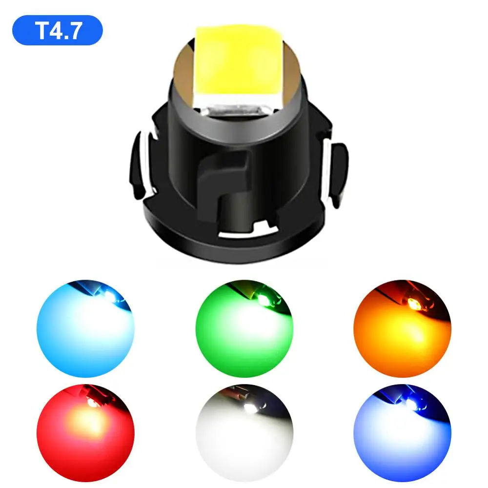 10 шт. T3 T4.2 T4.7 светодиодный лампы 3030SMD чипы супер яркий высокое качество автомобиль