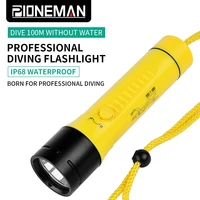 professional diving flashlights ip68 waterproof underwater equipment patrol travel home