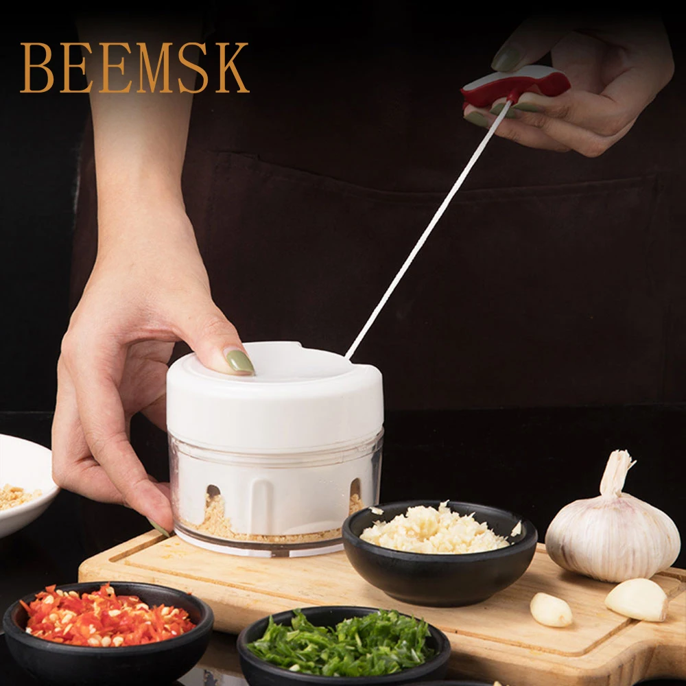 BEEMSK мини-кухонный пресс для чеснока измельчитель овощей фруктов трости слайсер