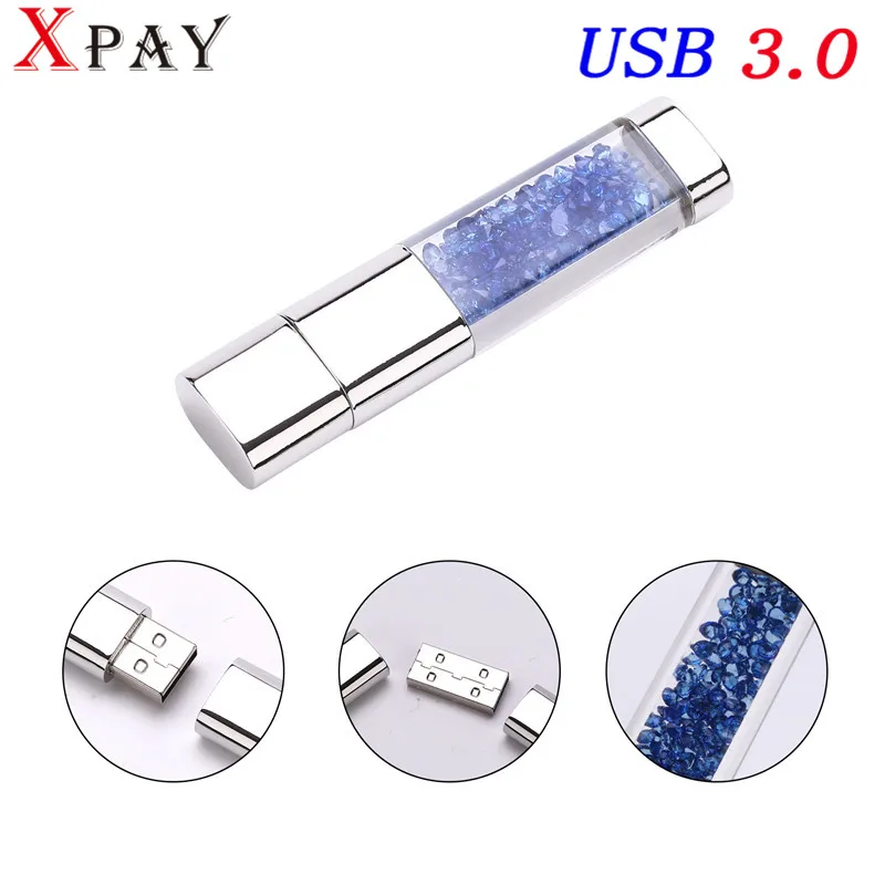 Кристаллические элементы USB флеш-накопители USB 3,0 флэш-накопитель U Диск флеш-накопитель 4 ГБ 8 ГБ 16 ГБ 32 ГБ 64 ГБ 128 ГБ творческие подарки