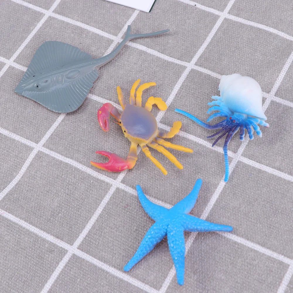 

24pcs Sea Animal Figure Set Realistic Animal Toys Mini Sea Animal Party Favors For Kids Toddlers (Mix Model)