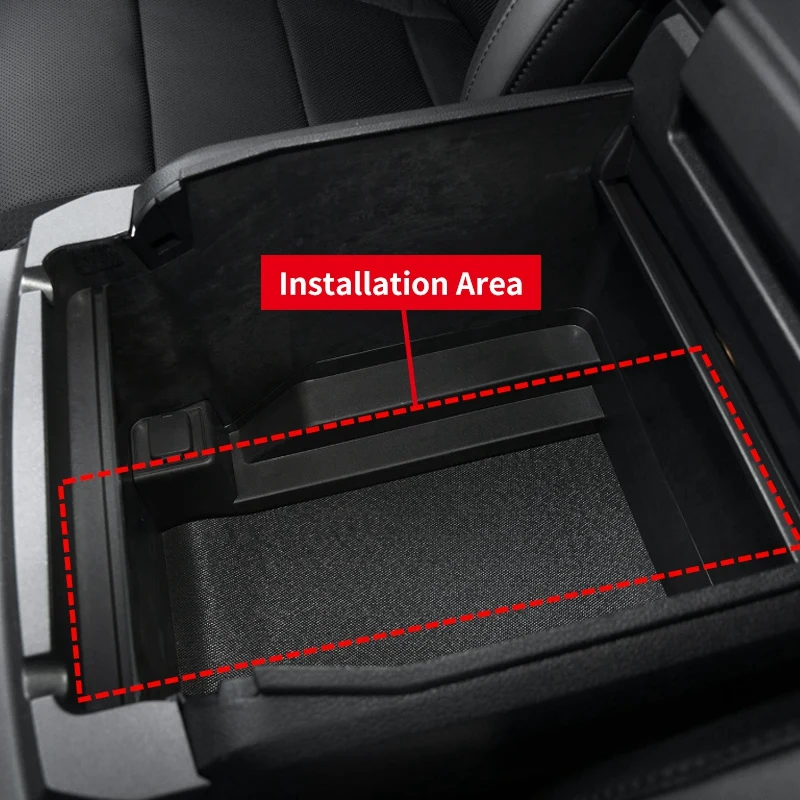 Center Console Organizer Wireless Charger 10W QI Phone Charging Storage Box for Ford F150 F-150 2015-20 Car Armrest |
