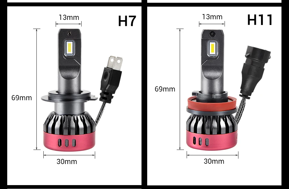 Avacom H7 светодиодный H4 Автомобильная лампочка H1 H11/H8 H15 9005/HB3 9006/HB4 Hir2 12V 24V 24W 4800LM 6500 к авто лампы Turbo высокая яркость светодиодный