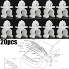 20 шт. автомобильный пластмассовый зажим держатель для капота открывалка держатель для люверсы зажимы для Nissan Pathfinder, Navara Skyline X-Trail T30