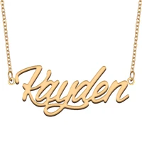 necklace with name kayden for his her family member best friend birthday gifts on christmas mother day valentines day