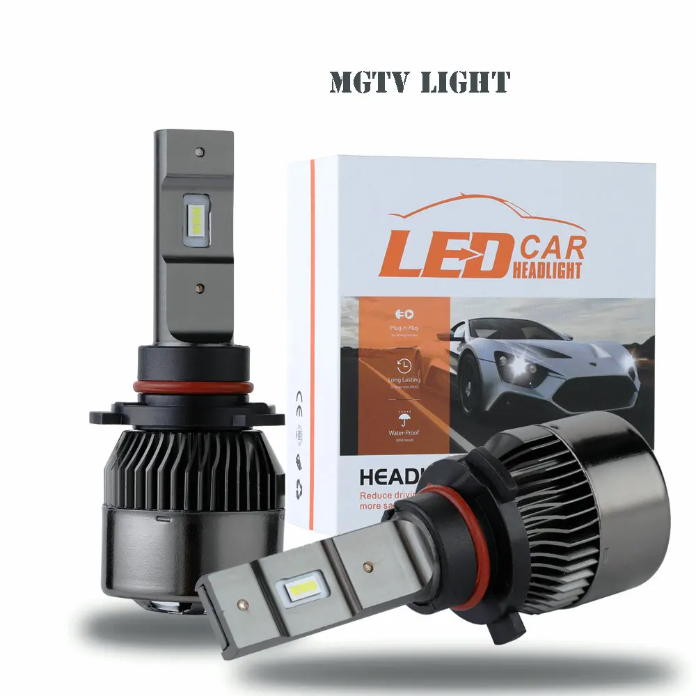 Новинка 2020, Лидер продаж, автомобильная светодиодная фара 2x9012/Hir2 7200lm 72 Вт, лампа для автомобильной фары Canbus 6500k, комплект автомобильных фар для вождения