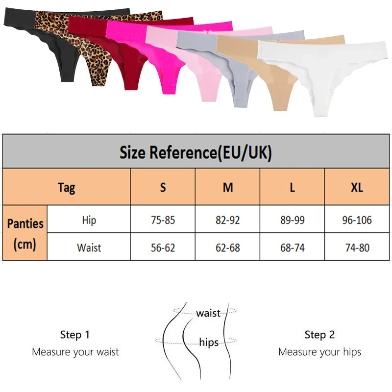 

2Pcs/Lot Women Cotton Briefs Low-waisted G-string Seamless Pantie Sexy Leopard Print Briefs G-string Lady Underwear ouc817