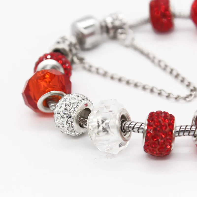 Женский браслет с шармами Poshfeel из канадского флага бусинами ювелирные изделия