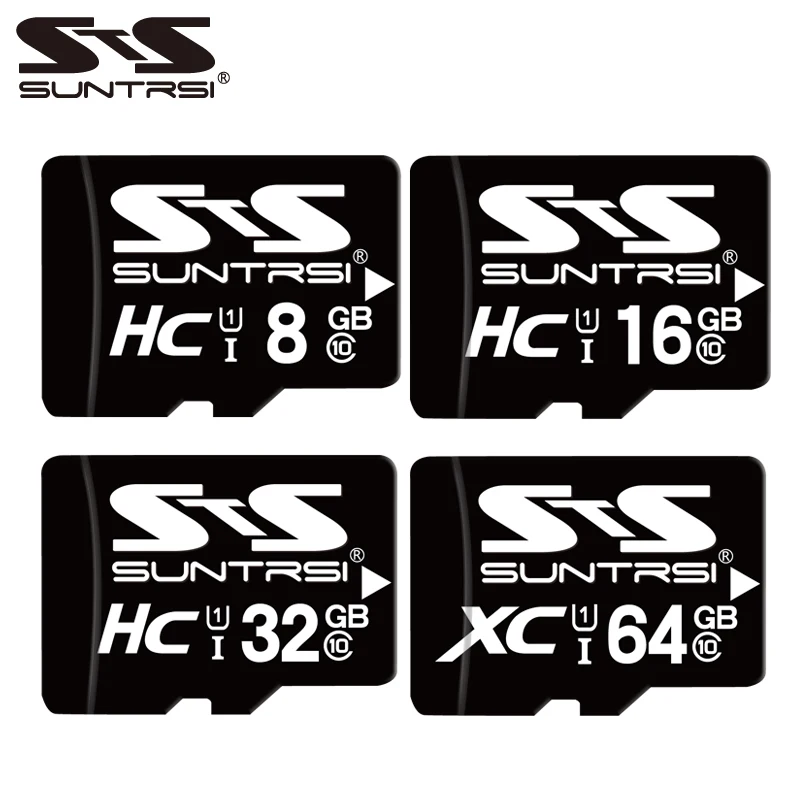 Suntrsi Micro SD карта 8 Гб 16 класс 6 памяти TF для смартфона и камеры реальная емкость 32