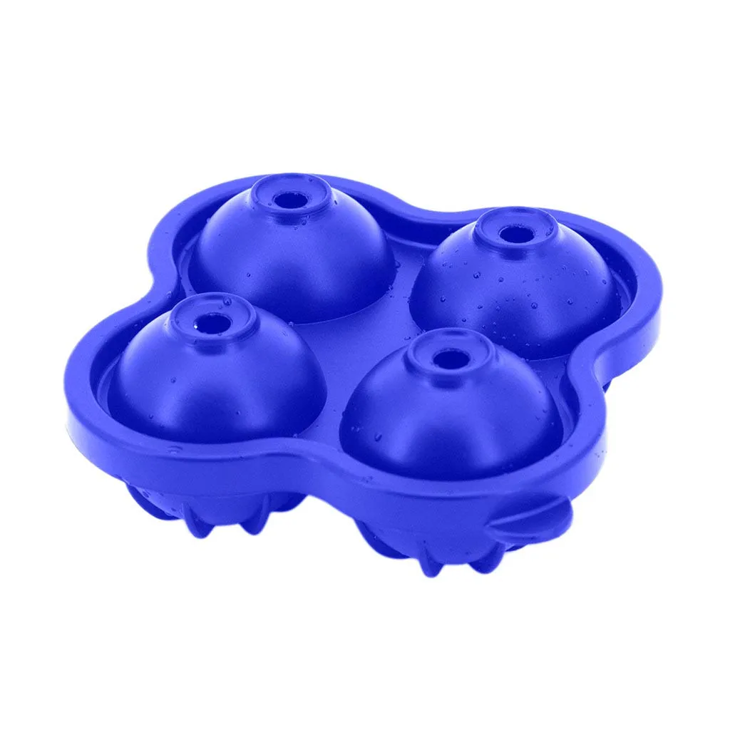 Силиконовая форма для льда 4-кавитационная виски кубиков мороженого кухонный