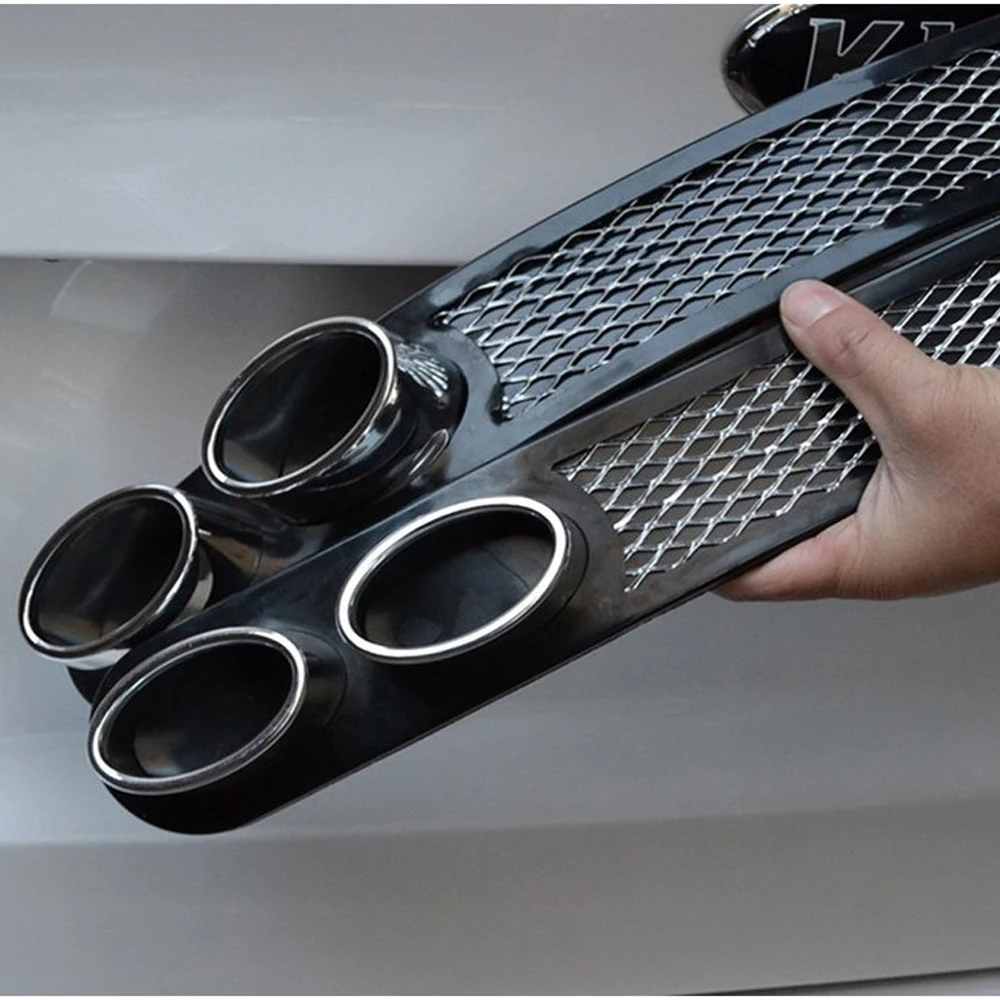 2x Silcone 3d искусственное заднее крыло автомобиля экстерьер для hyundai Ix35 Ix25 I30 I20 Sonata