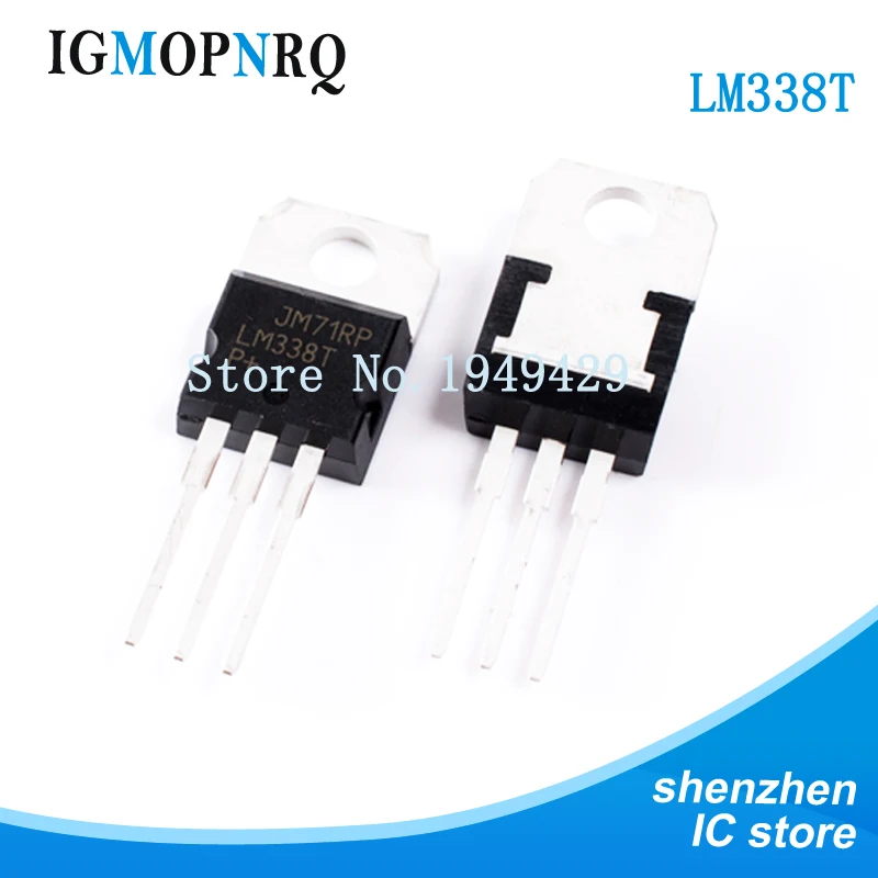 10 шт./лот LM338T LM338 TO 220 Новый Регулируемый Встроенный регулятор напряжения высокого