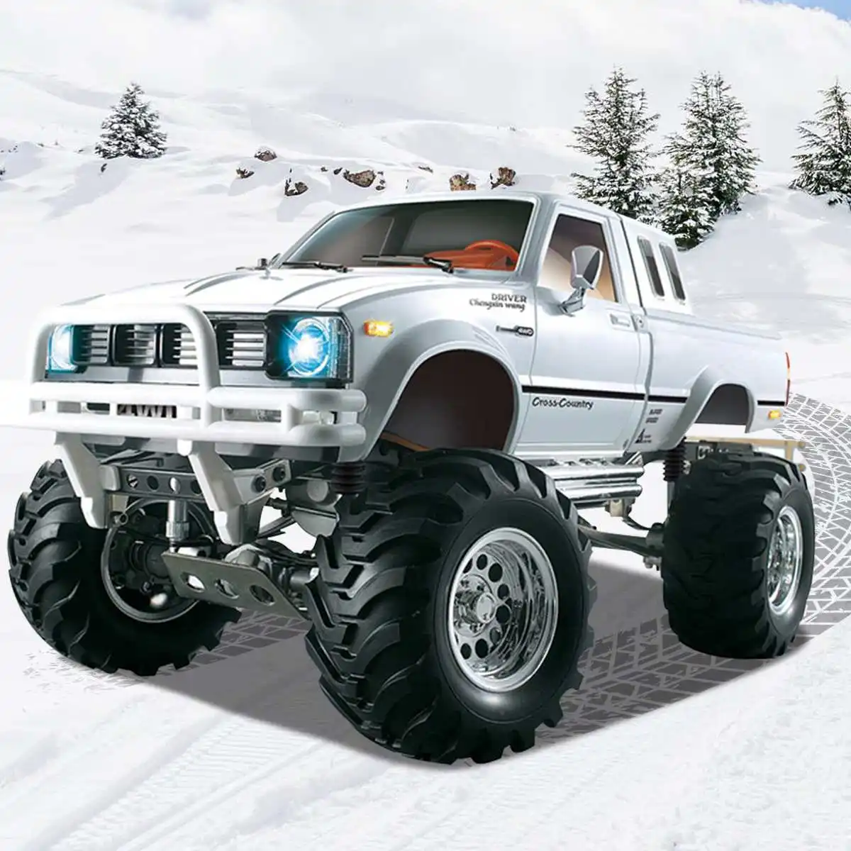 Игрушки JTY Радиоуправляемый автомобиль 1:10 TOYATO металлический Пикап 4x4 Бигфут Rock