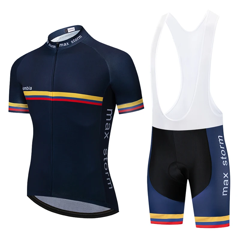 2021 New Team blue Colombia Cycling Jersey Customized Road Mountain Race Top max storm ciclismo jersey | Спорт и развлечения