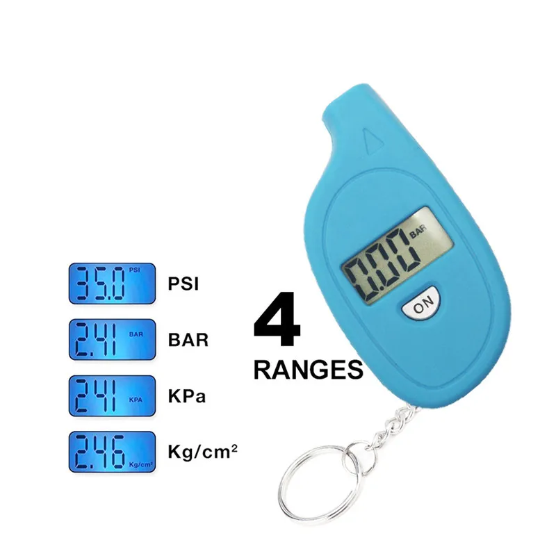 

High-precision Car Keychain Digital Tire Pressure Gauge Digital Barometer Tire Pressure Monitor Mini Auto Tire Pressure Meter