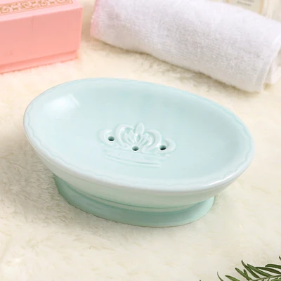 Белая овальная мыльница керамический чехол для мыла|Мыльницы| |